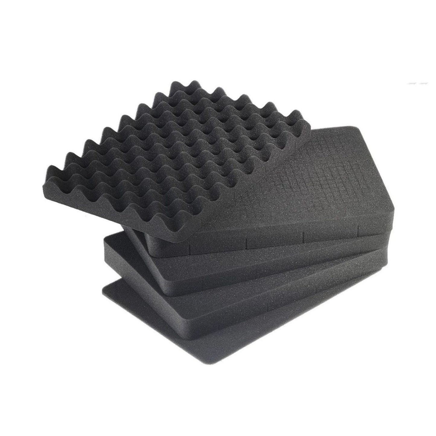 Pick N Plug foam insert with black wedge foam for organizing equipment