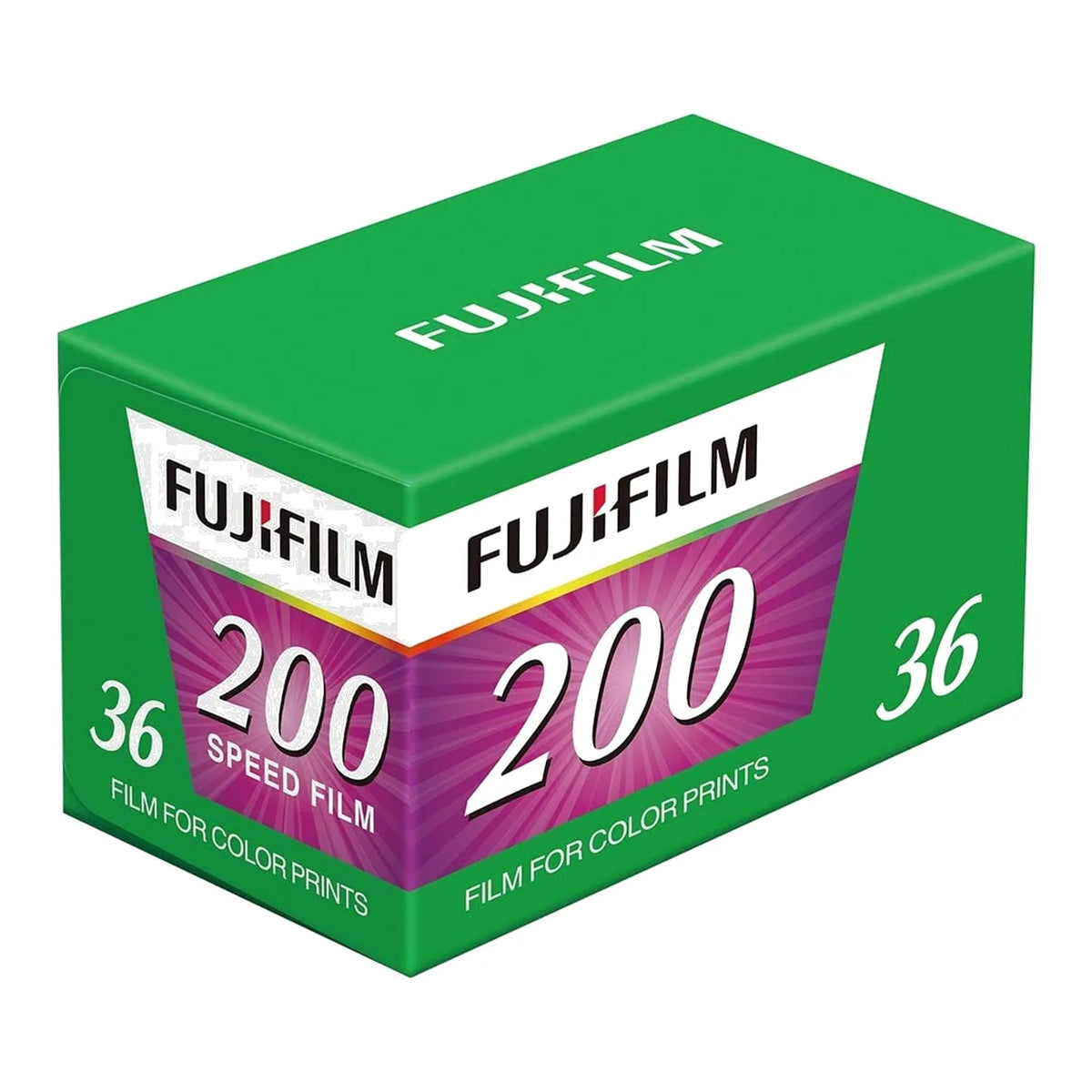 Fujifilm color negative film box, ISO 200, 36 exposures