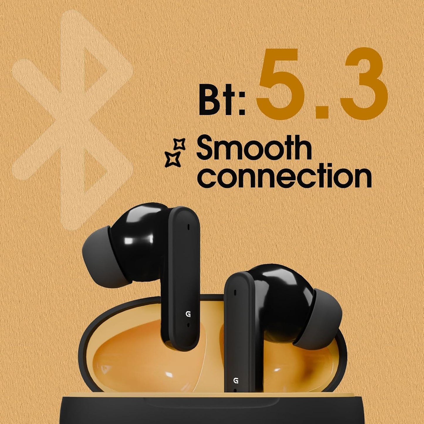 Gizmore Gizpod 865 In-ear TWS With Up To 24hrs Playtime Earphone