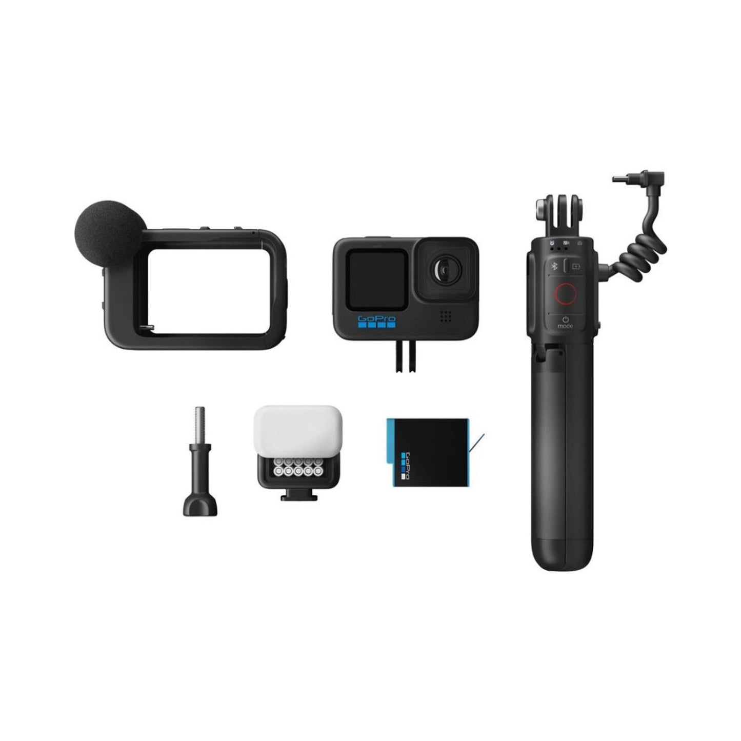 Zubehör-Set: HERO11 Kamera, Schutzhaube, Lichtmodul und Griff (schwarz)