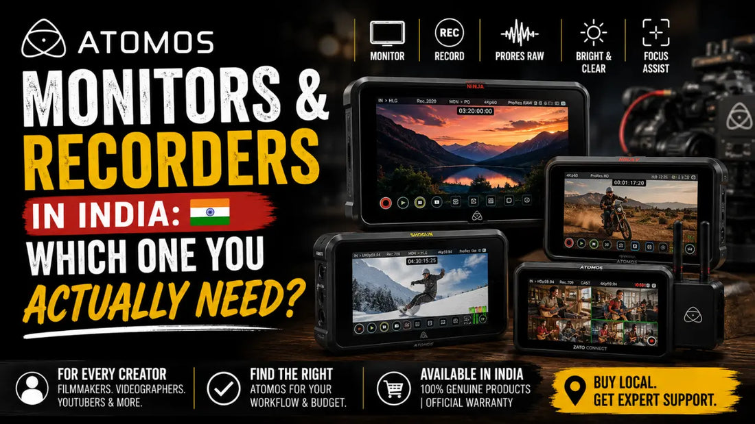 Atomos Monitors and Recorders in India: Which One You Actually Need