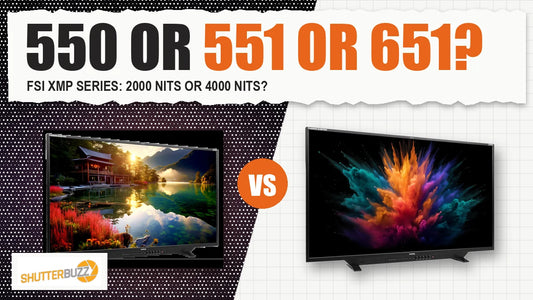 Flanders Scientific XMP550, XMP551 and XMP651 monitors compared