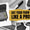Open hard case with a camera outline traced on solid foam and a snap-off cutter, beside a yellow label reading Cut Your Foam Like a Pro