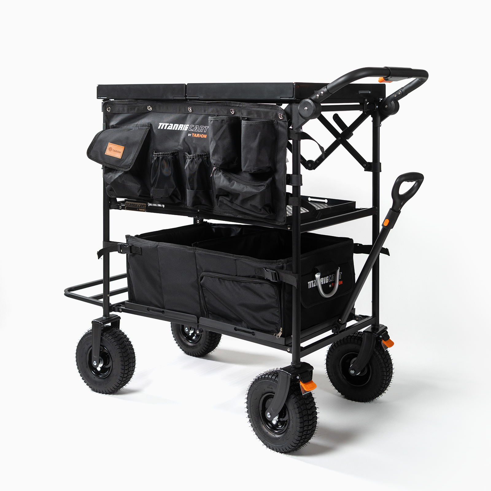 Tarion Titanrig Cart Pro with saddle bag and storage box
