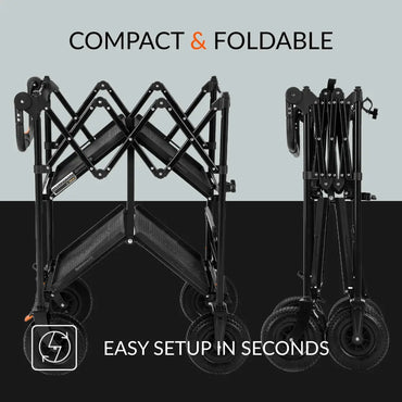 Titanrig Cart Base unfolded and folded