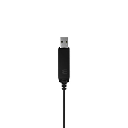 EPOS PC 8 USB wired headset with USB connector and attached cable