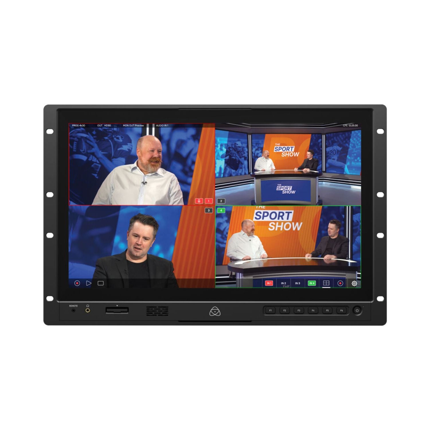 Atomos 19" Shogun AV-19 rackmount monitor-recorder-switcher with display screen