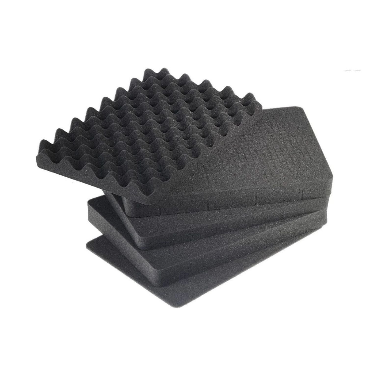 Pick N Plug foam insert with black wedge foam for organizing equipment