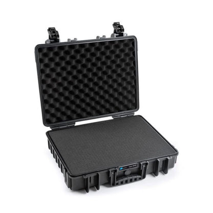 B&W 6040 case with pick-and-plug foam insert, open lid