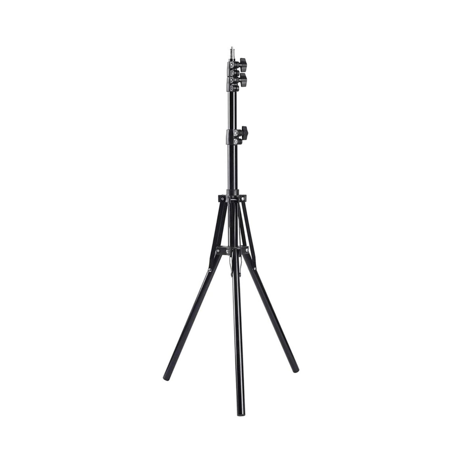 14-Fuß Light Stand: schwarzes Dreibein-Stativ mit Höhenverstellung