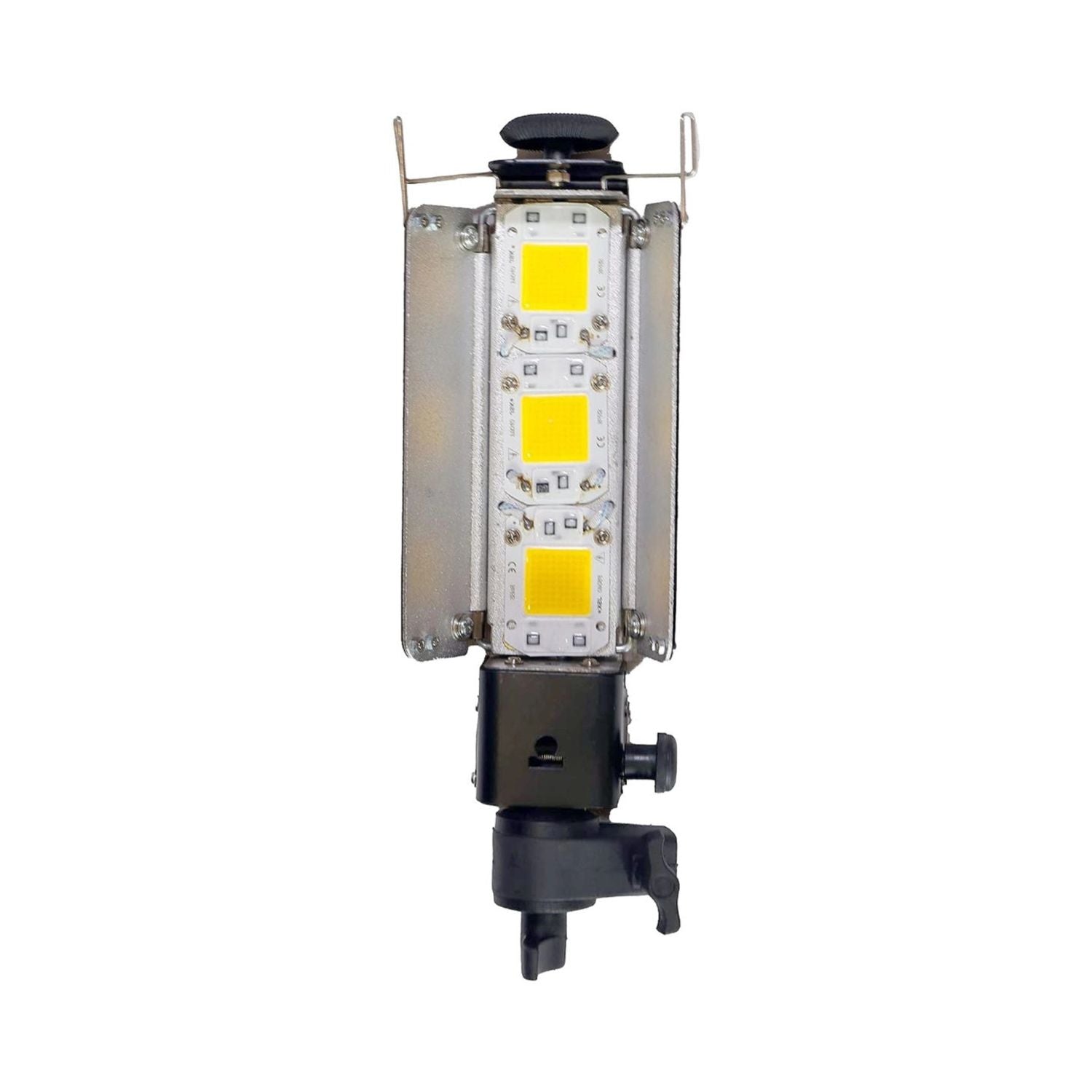 CC 150W LED porta light with three LED panels and metal housing