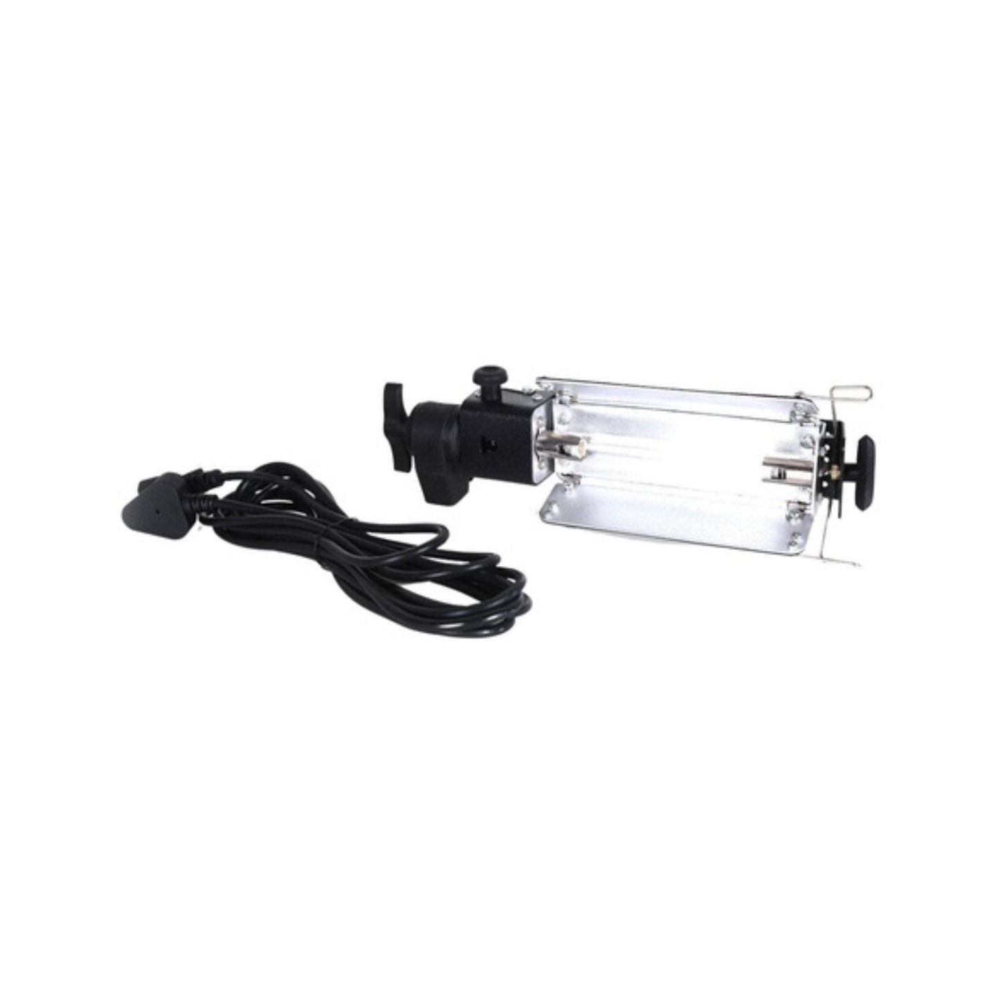 Porta Light CC avec câble d’alimentation et boîtier noir, réflecteur transparent