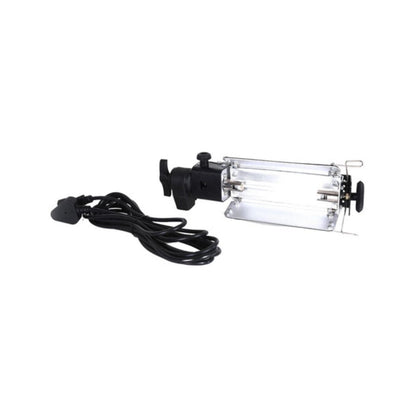 Porta Light CC avec câble d’alimentation et boîtier noir, réflecteur transparent