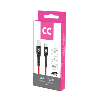 CC USB‑C Dash Charging & Sync Cable 1,2 m, Verpackung