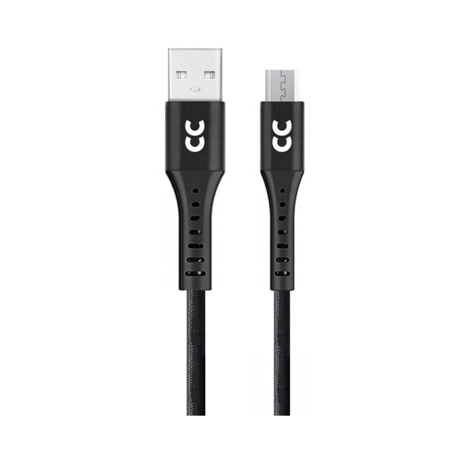 USB-A auf Micro-USB Ladekabel, schwarz, 1,2 m, für Laden & Daten-Sync