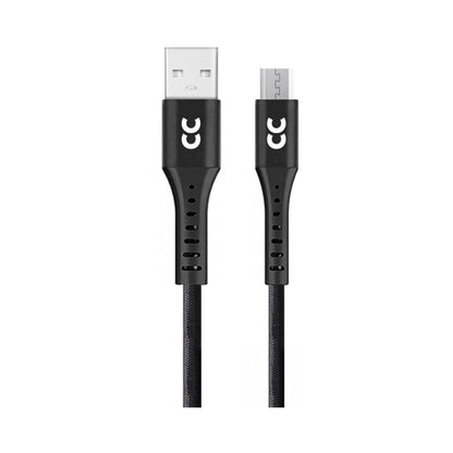 USB-A auf Micro-USB Ladekabel, schwarz, 1,2 m, für Laden & Daten-Sync