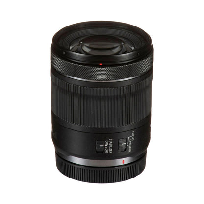 Black RF 24-105mm lens side controls and focal markings 24–105