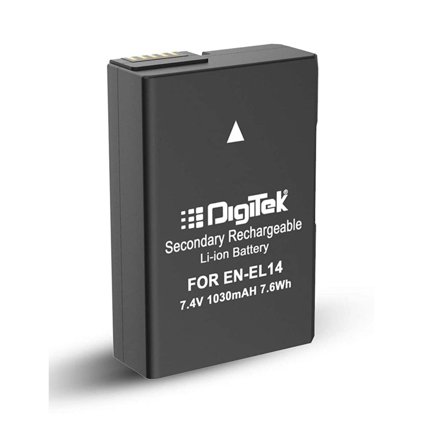 Rechargeable EN-EL14 Li-ion battery, 1030mAh 7.4V (7.6Wh) black