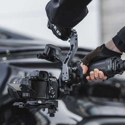 Falcam F38 quick release kit V2 quick-release plate and gimbal mount with camera setup