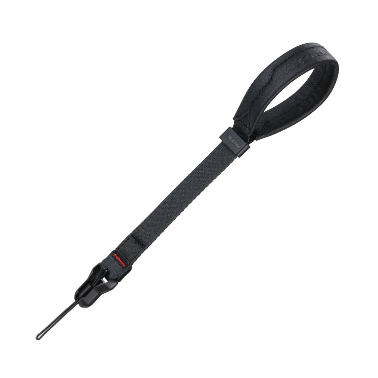 Black magnetic buckle wrist strap with extendable safety cord