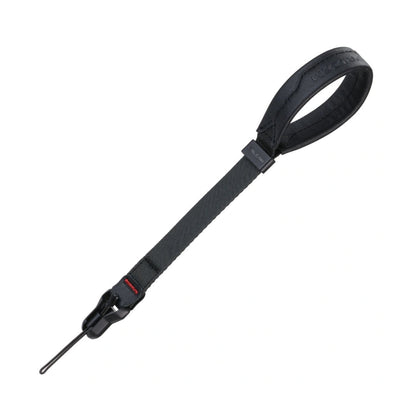 Black magnetic buckle wrist strap with extendable safety cord