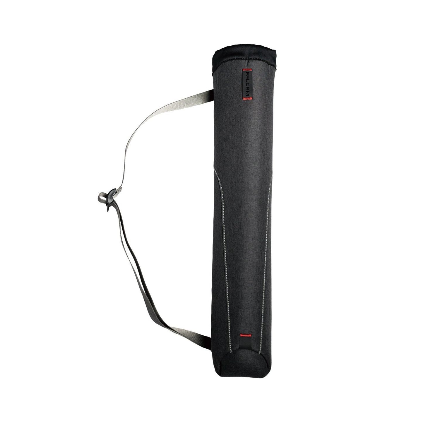 Black padded tripod carry case with shoulder strap