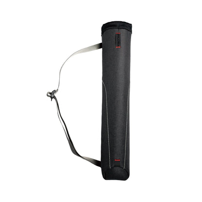 Black padded tripod carry case with shoulder strap