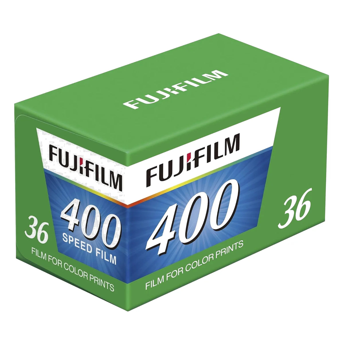 Fujifilm color negative film box, ISO 400, 36 exposures