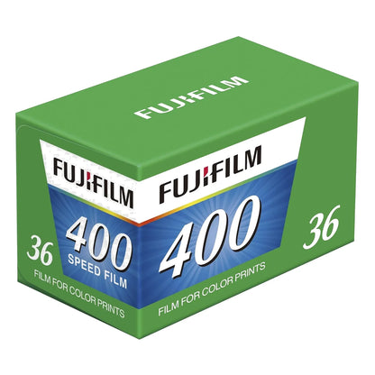 Fujifilm color negative film box, ISO 400, 36 exposures