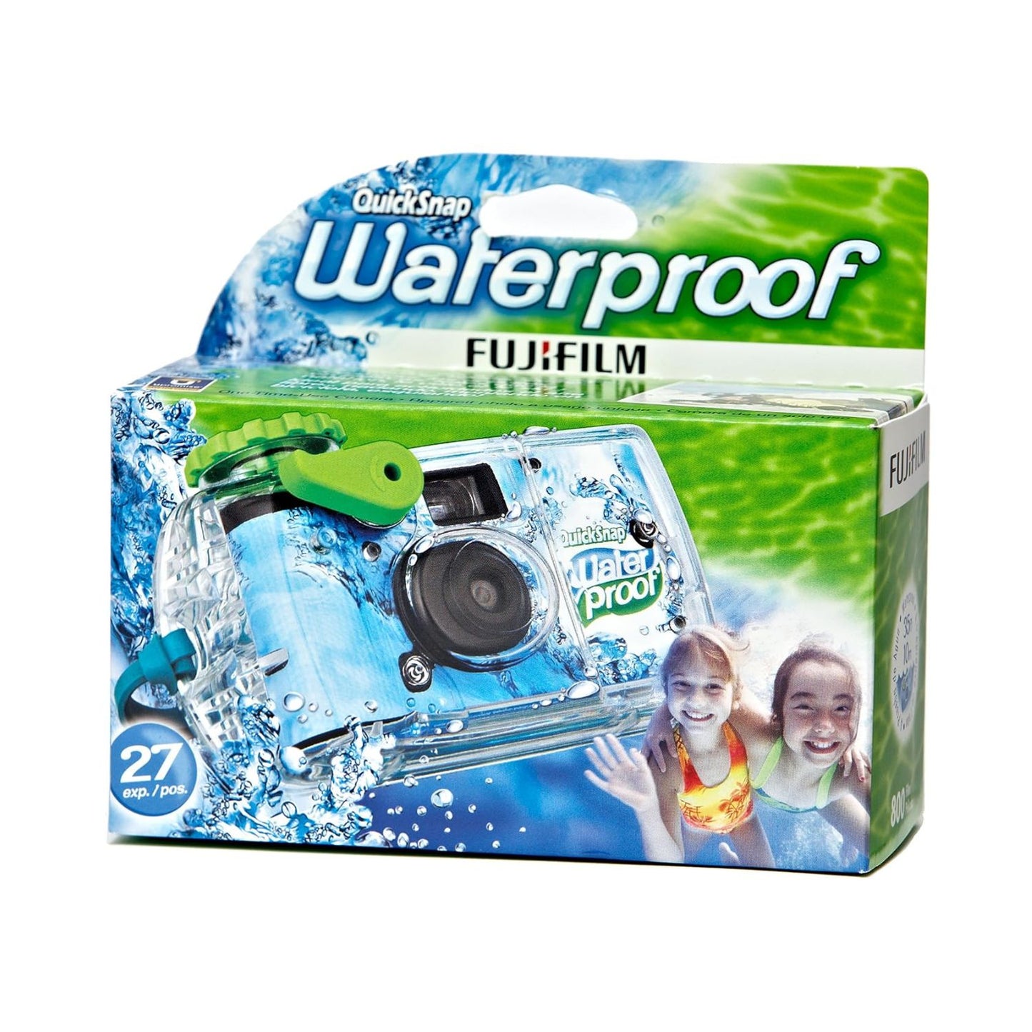 Fujifilm QuickSnap 800 Waterproof 35mm One-Time-Use Disposable Camera (27 Exposures)