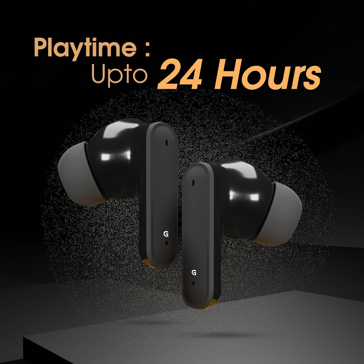Gizmore Gizpod 865 In-ear TWS With Up To 24hrs Playtime Earphone