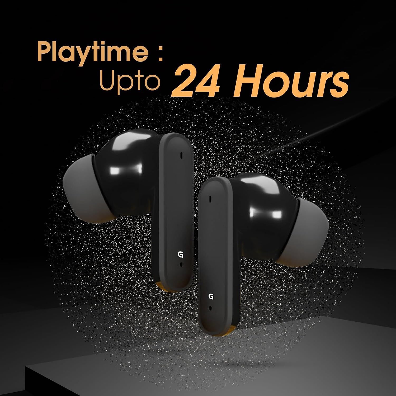 Gizmore Gizpod 865 In-ear TWS With Up To 24hrs Playtime Earphone