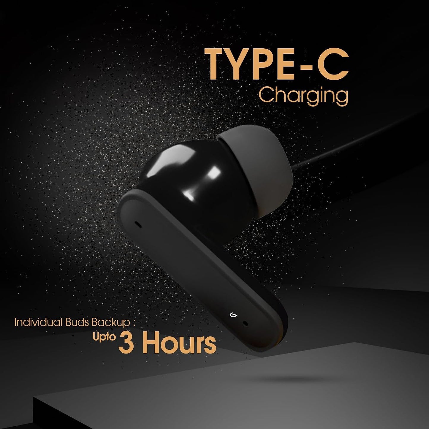 Gizmore Gizpod 865 In-ear TWS With Up To 24hrs Playtime Earphone