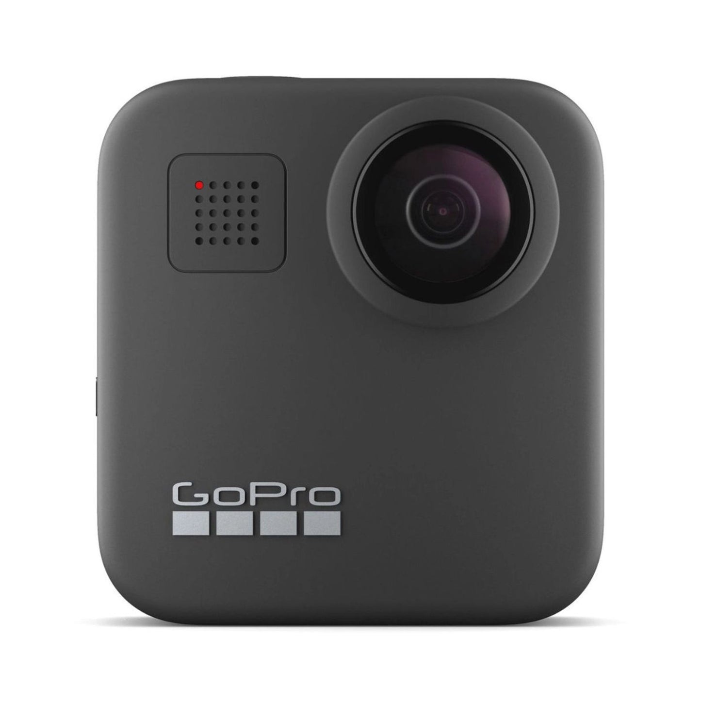 MAX 360 action camera front with lens and speaker grille