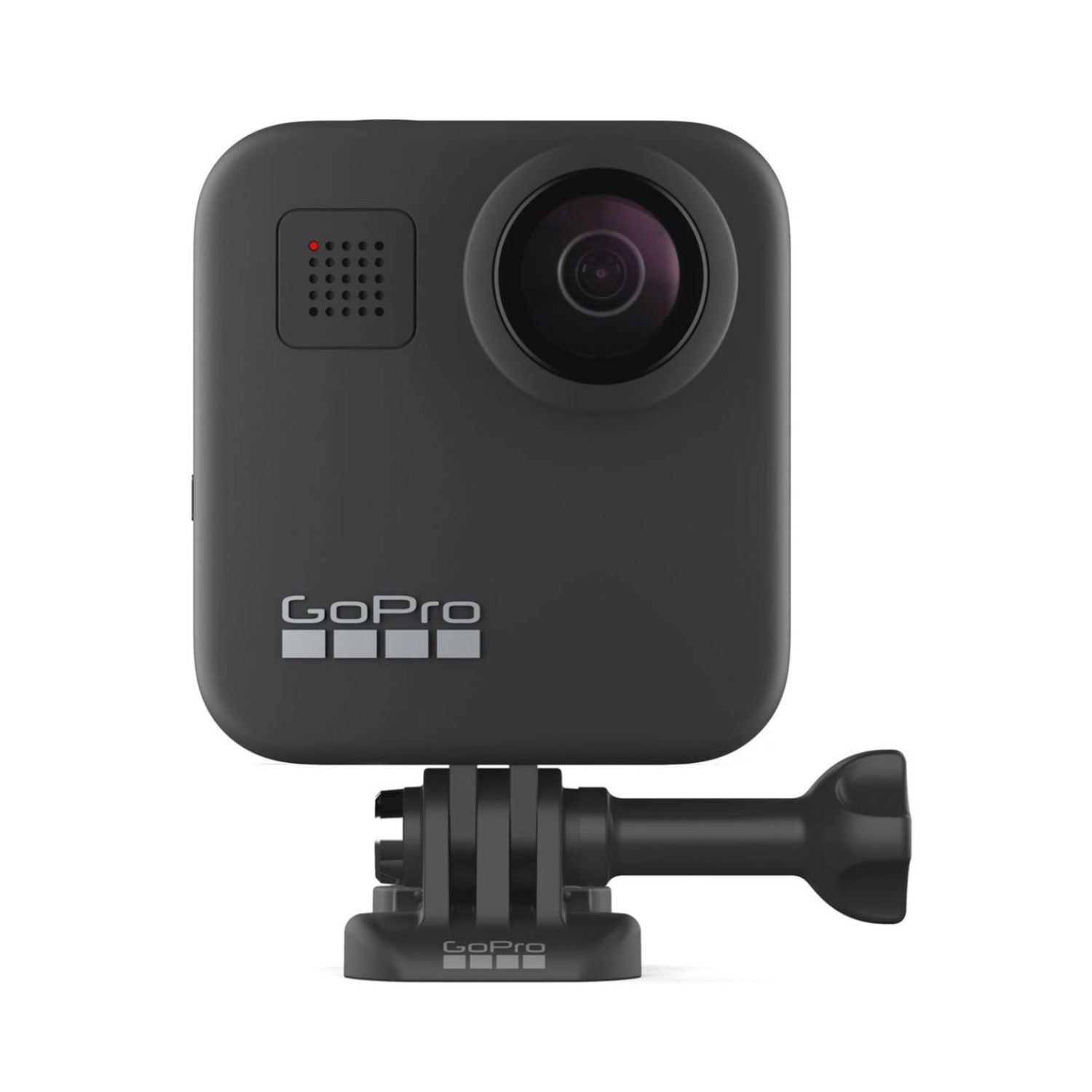 MAX 360 action camera with mounting base and side arm