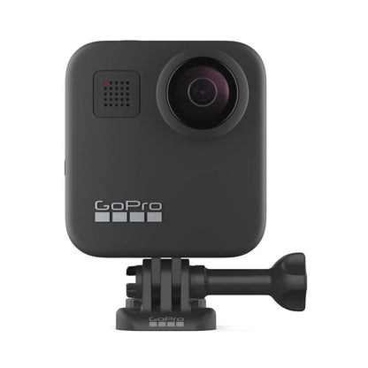 MAX 360 action camera with mounting base and side arm