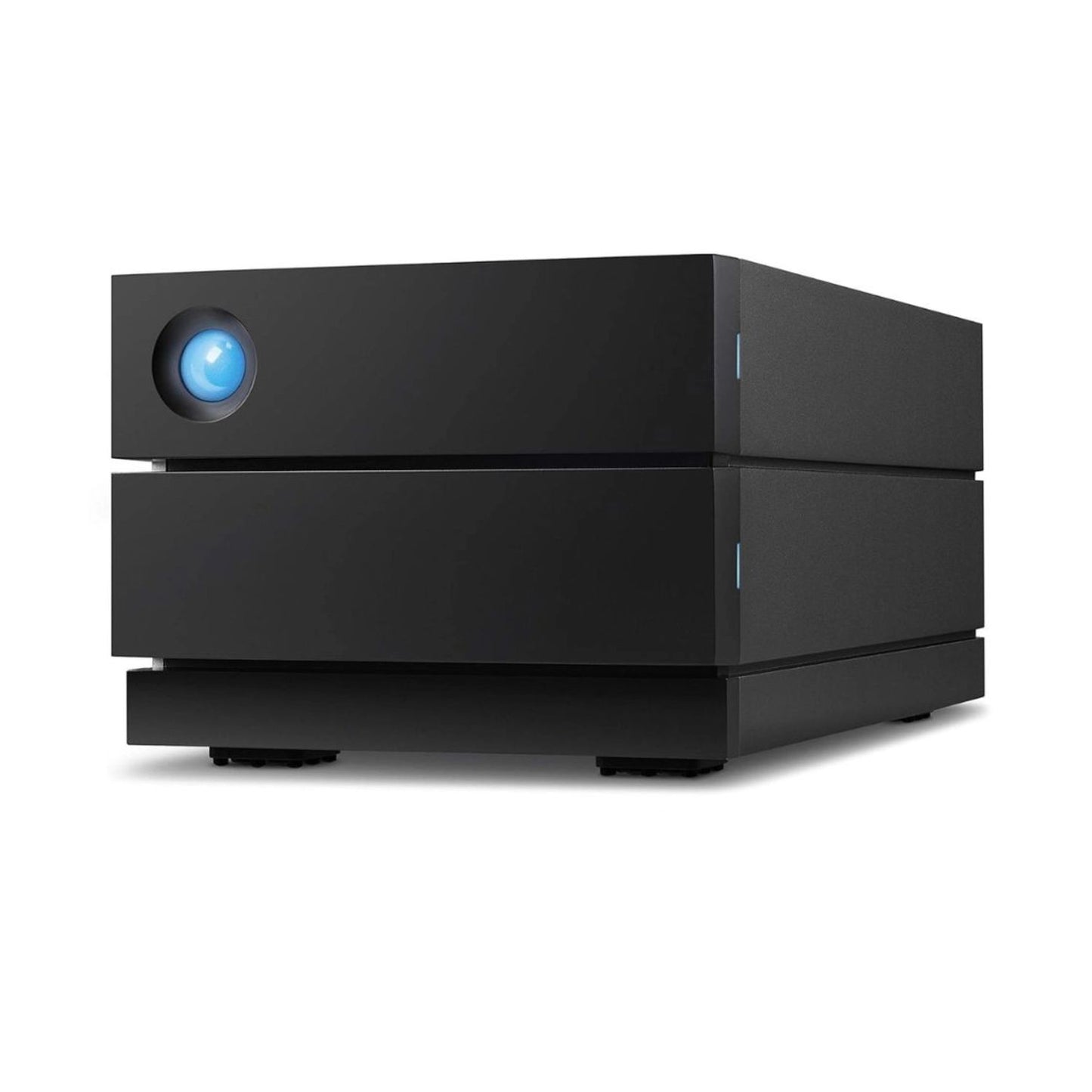 LaCie 2big RAID 8TB externe Desktop-Festplatte, schwarzes Gehäuse mit blauem Statuslicht
