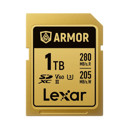 Lexar ARMOR GOLD SDXC™ UHS-II Memory Card (Up to 280MB/s)