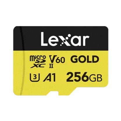 Lexar GOLD MicroSDXC UHS-II Memory cards (Up to 280MB/s)