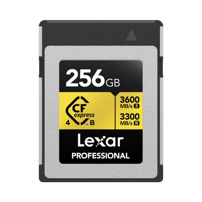 Lexar Professional GOLD CFexpress 4.0 Type B Memory Card (Up to 3600MB/s)
