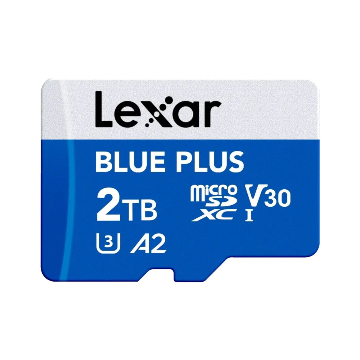 Lexar High-Performance Blue Plus microSDXC™ UHS-I with SD Adapter (up to 100MB/s)