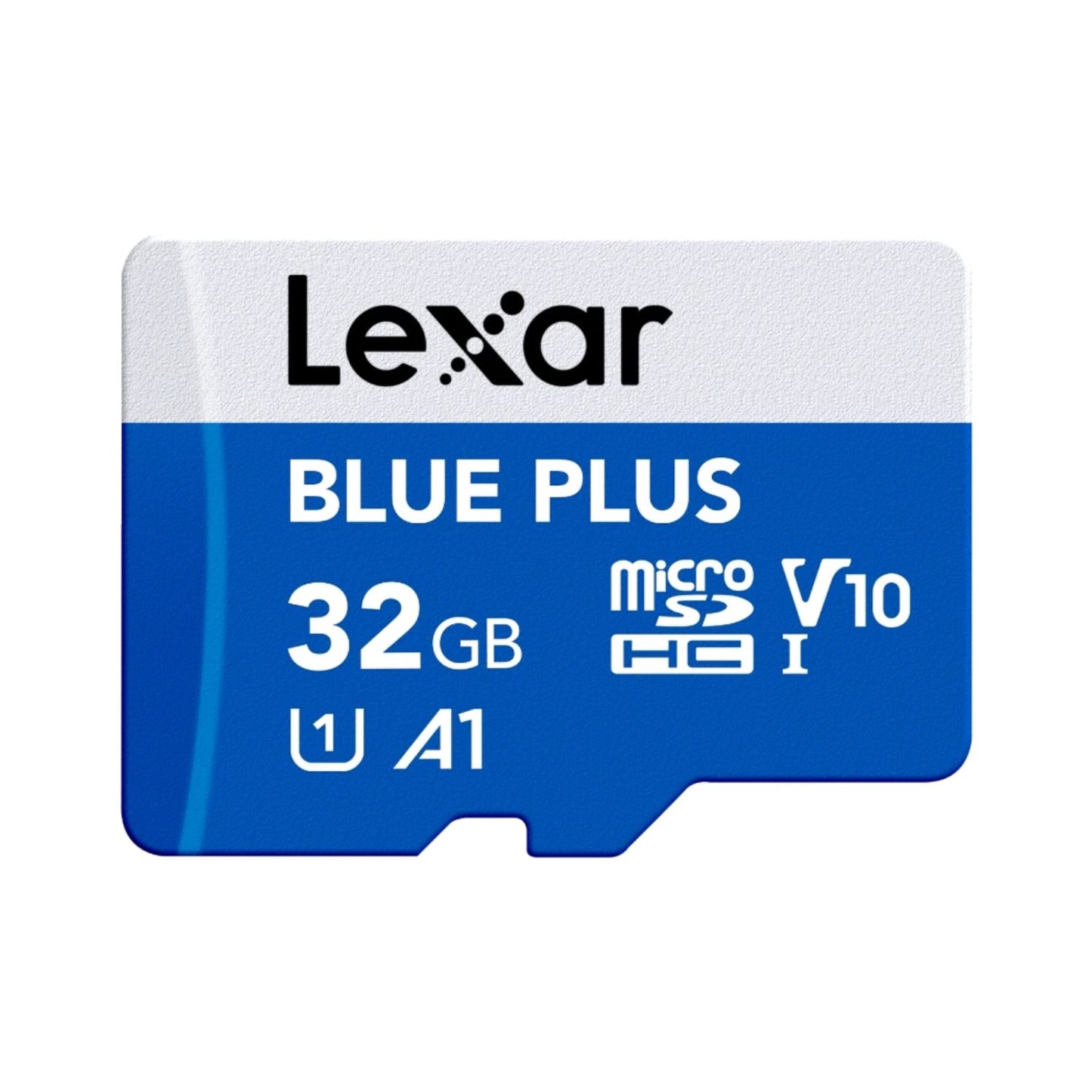 Lexar High-Performance Blue Plus microSDXC™ UHS-I with SD Adapter (up to 100MB/s)