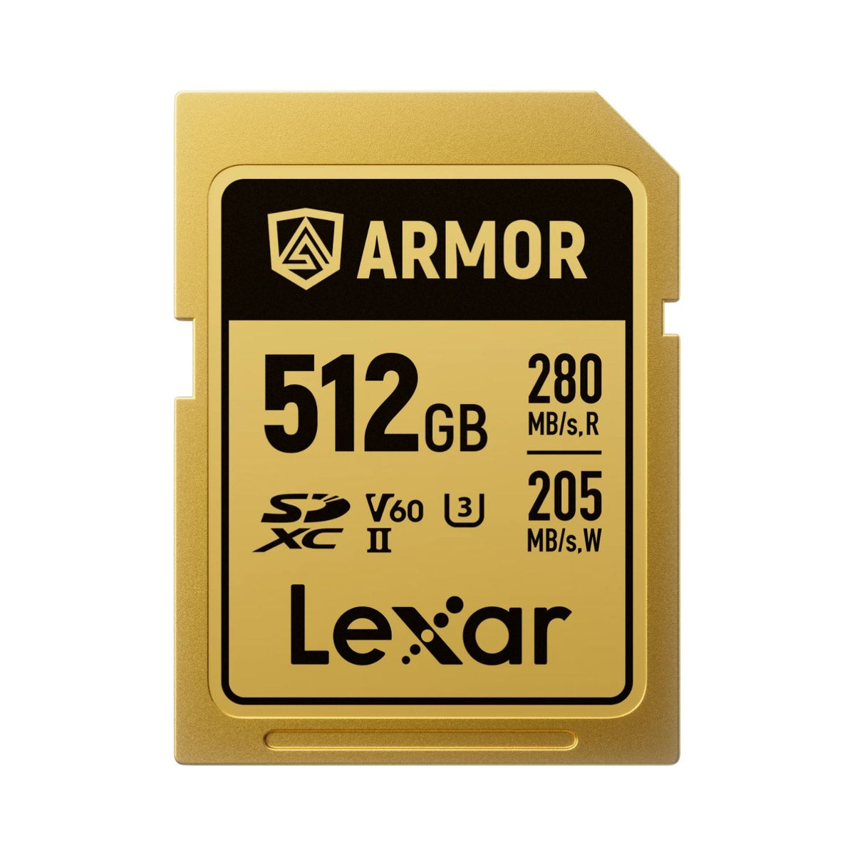 Lexar ARMOR GOLD SDXC™ UHS-II Memory Card (Up to 280MB/s)