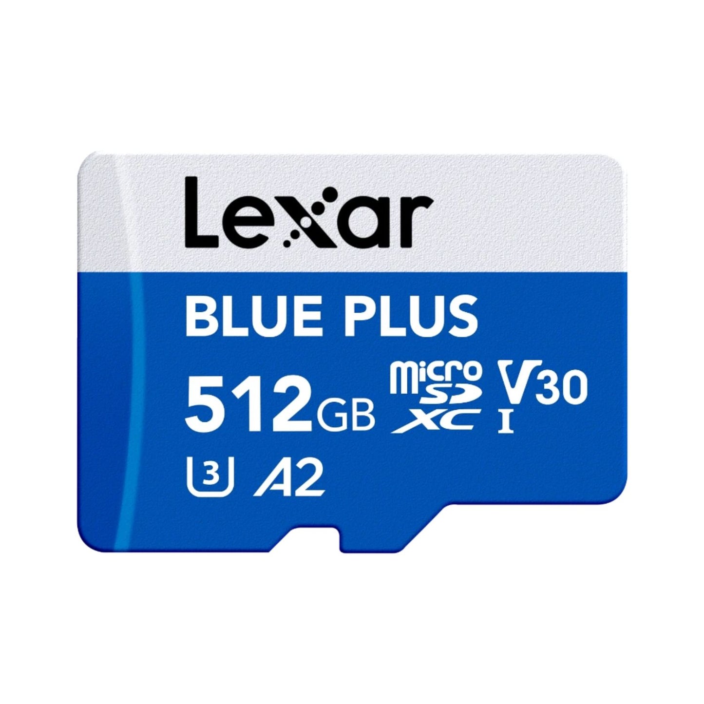 Lexar High-Performance Blue Plus microSDXC™ UHS-I with SD Adapter (up to 100MB/s)