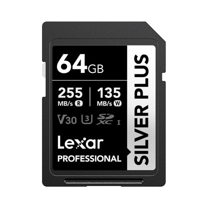 Lexar Professional SILVER PLUS SDXC UHS-I Memory Card (Up to 255MB/s)