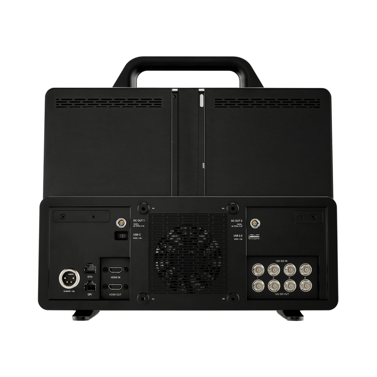SmallHD Cine 13 rear panel with SDI, HDMI and power connectors