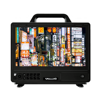 SmallHD Cine 13 front view with image on screen