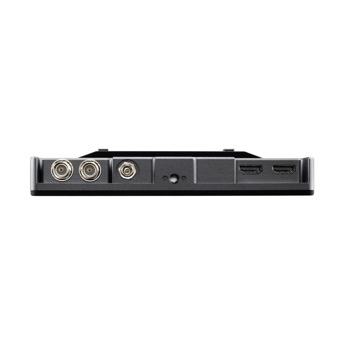 SmallHD Indie 7 bottom edge with SDI, power and HDMI ports