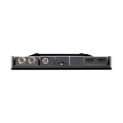 SmallHD Indie 7 bottom edge with SDI, power and HDMI ports