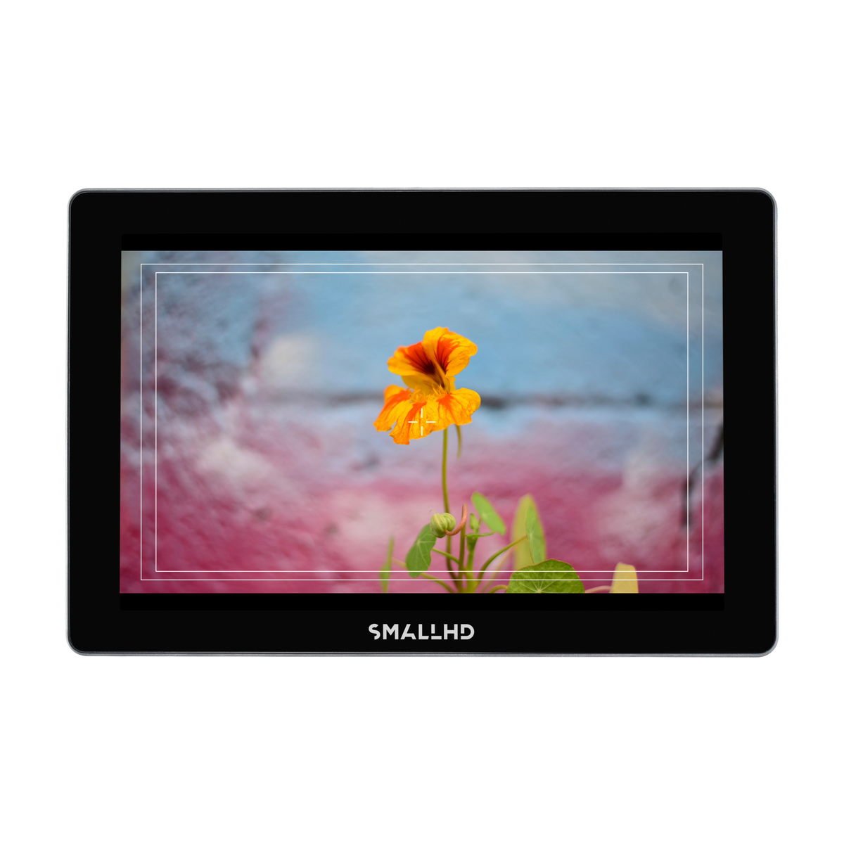 SmallHD Indie 7 front view with image on screen